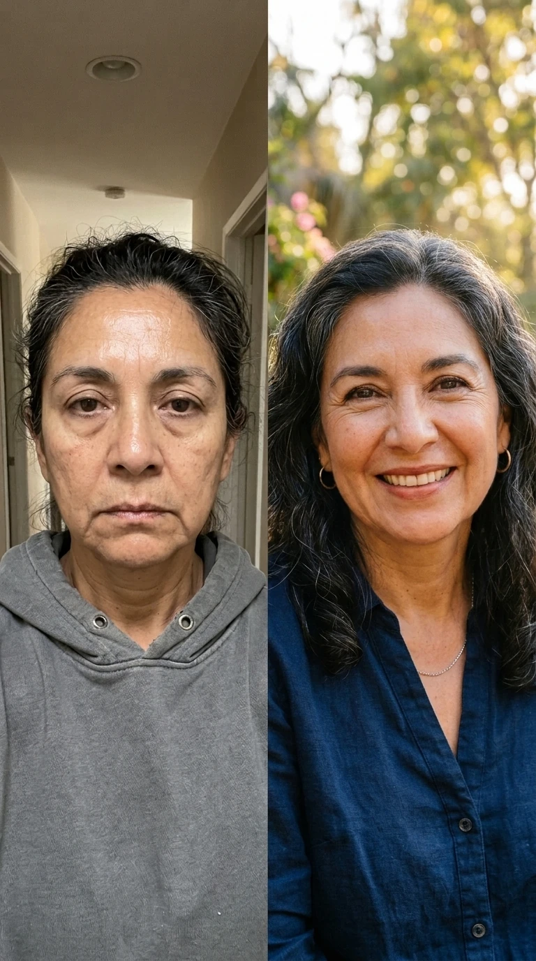 Reader result: before and after