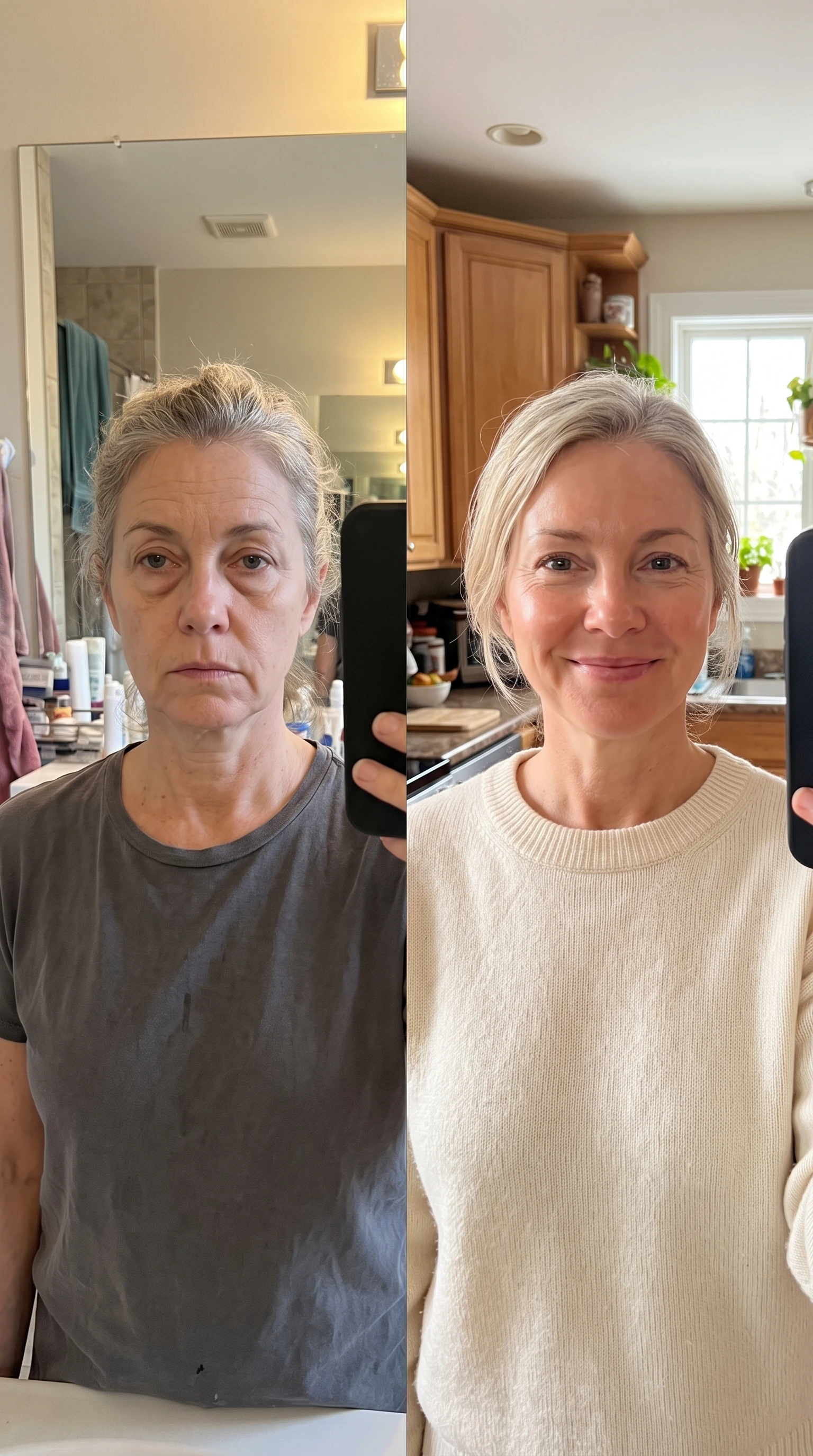 Reader result: before and after